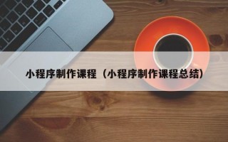 海口小程序制作课程（小程序制作课程总结）